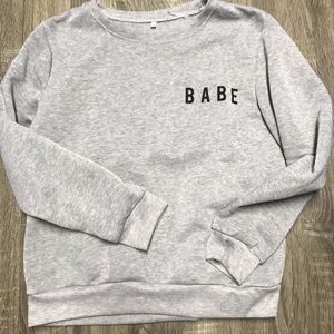 NWOT BABE sweater
